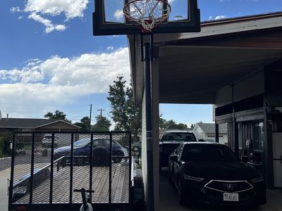 Lifetime Portable Adjustable Basketball Hoop - Clear Backboard & Base