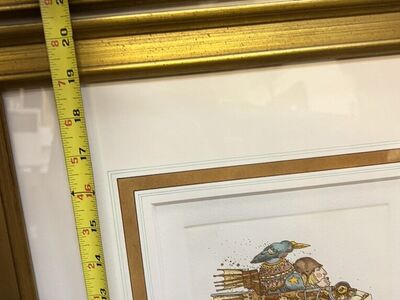 James Christensen Hand Colored Etching 16/100