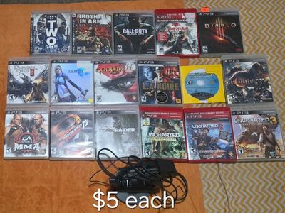 Ps3 games $5 each including God of War III! Trades considered!