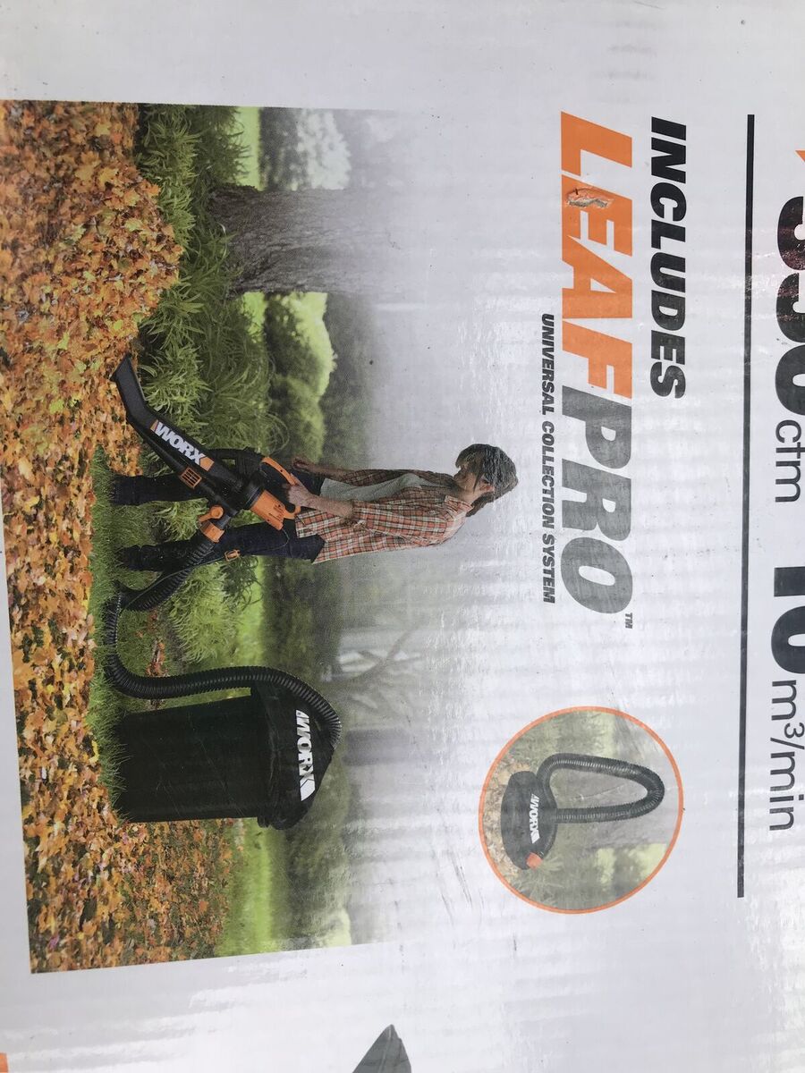 12 amp Iworks trIvac leaf mulcher and vacuum WITH GARBAGE CAN ATTACHMENT