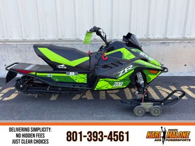 2026 ARCTIC CAT ZR 200 Black/Medium Green - A00384