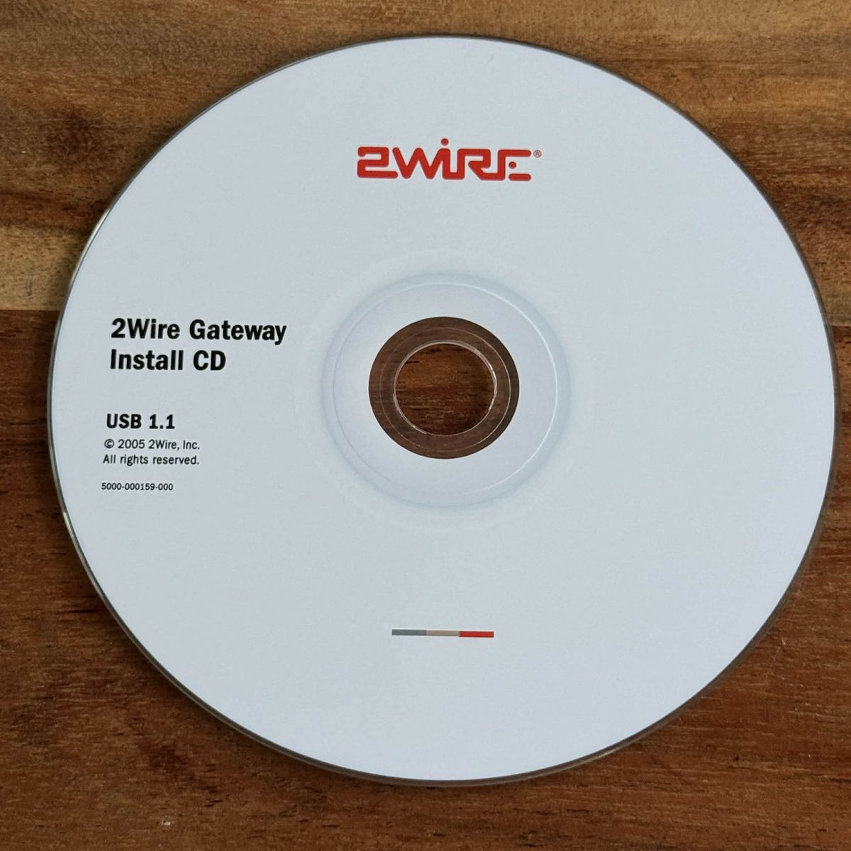 2Wire Gateway Install CD - USB 1.1 - 2005 - 5000-00159-000