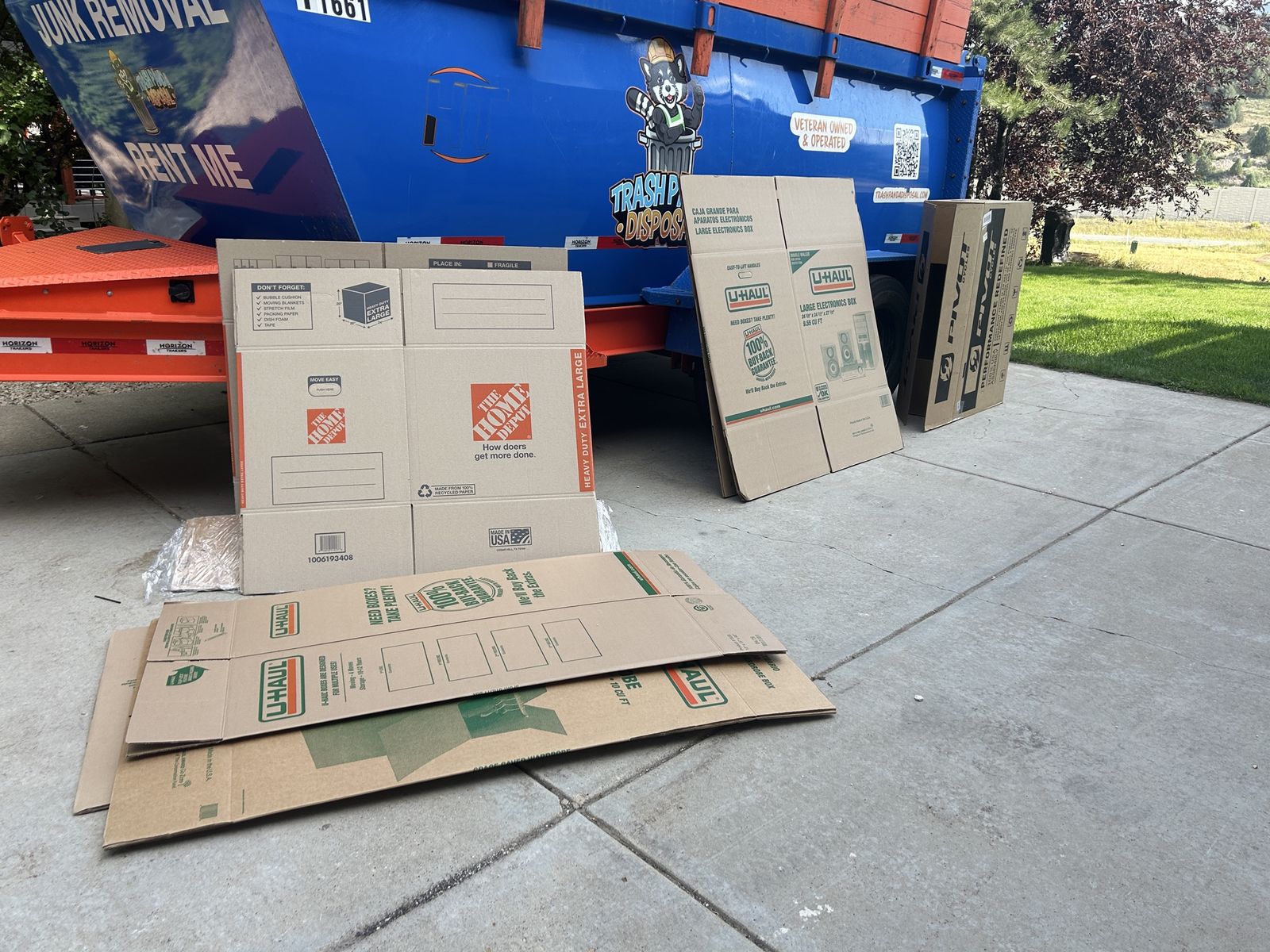 Free unused moving boxes