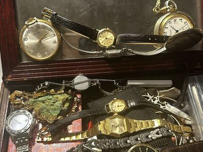 LARGE Lot Vntg/Antique Jewelry, Watches & More .925