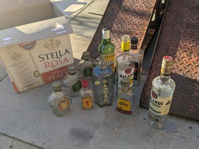 Empty Liquor Bottles