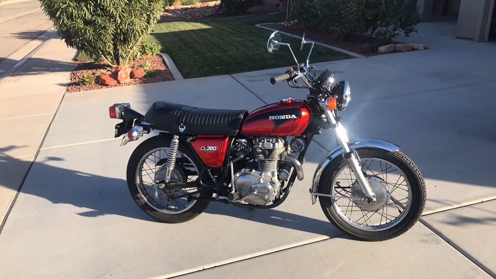 1974 Honda CL 360 Scrambler