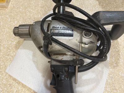 Vintage Black & Decker Professional Heavy Duty Corded Drill 1/2 inch