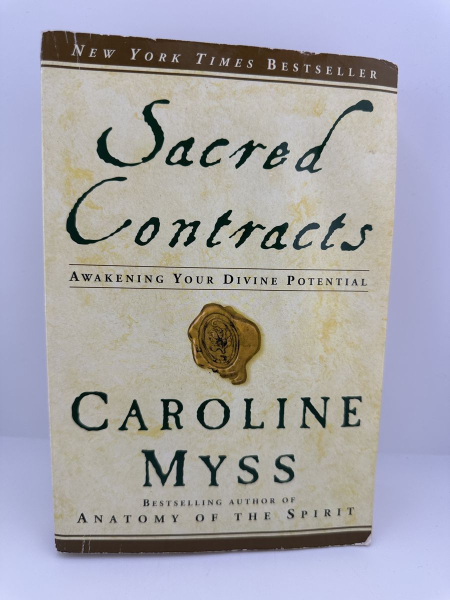 Sacred Contracts Caroline Myss PB NYT Bestseller Spiritual Self Help Book