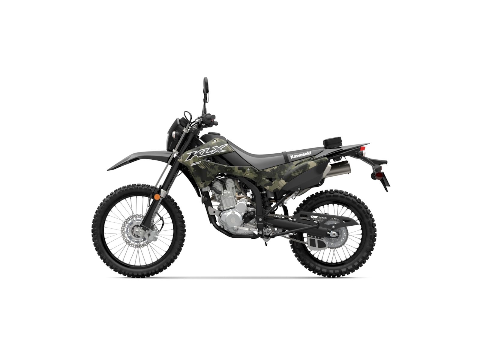 2026 Kawasaki KLX 300 CA Cypher Camo Beige/Ebony -