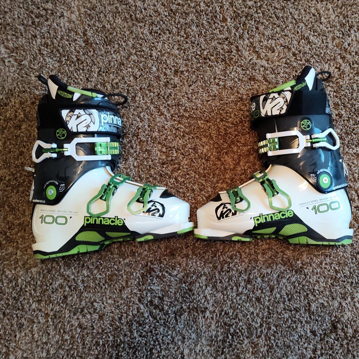 K2 Pinnacle 100 ski boots 26 26.5
