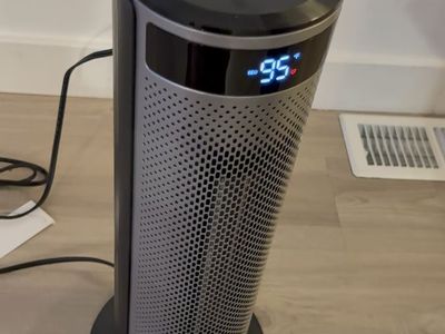 DREO Space Heater for Large Room, 20 Inch Electric Heaters with DREO FortPlug for Indoor Use, 8 Safe Protection Tower