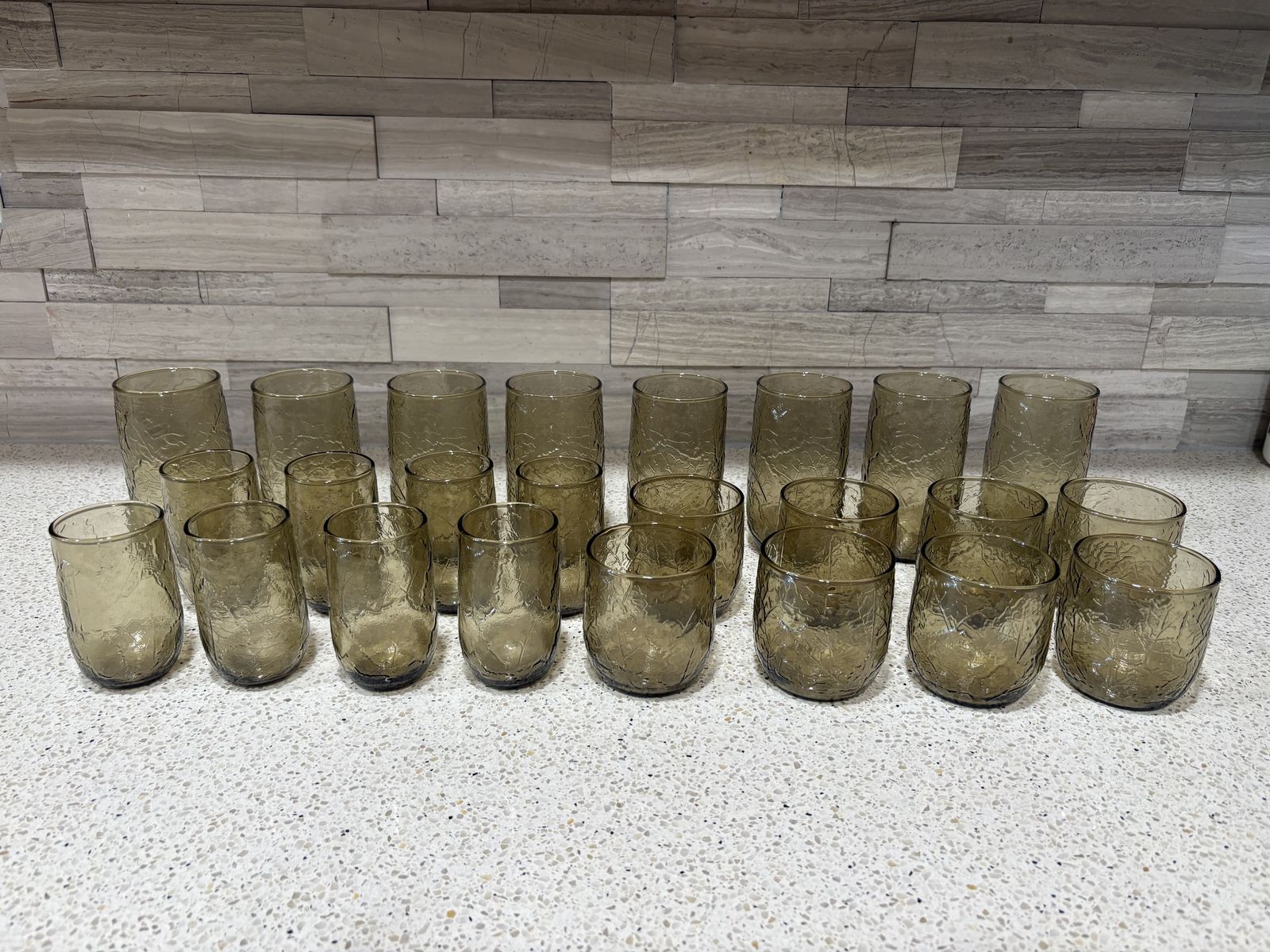 Vintage Anchor Hocking Beverage Set