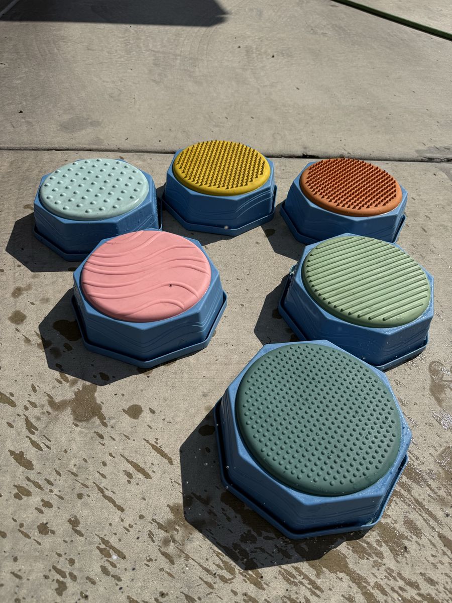 Balance Stepping Stones, 6-Piece Set, Multi-Color Sensory Toys for Kids