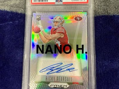 2024 PANINI PRIZM DECA SIGNATURES SRPL RICKY PEARSALL SILVER PRIZM - PSA 10