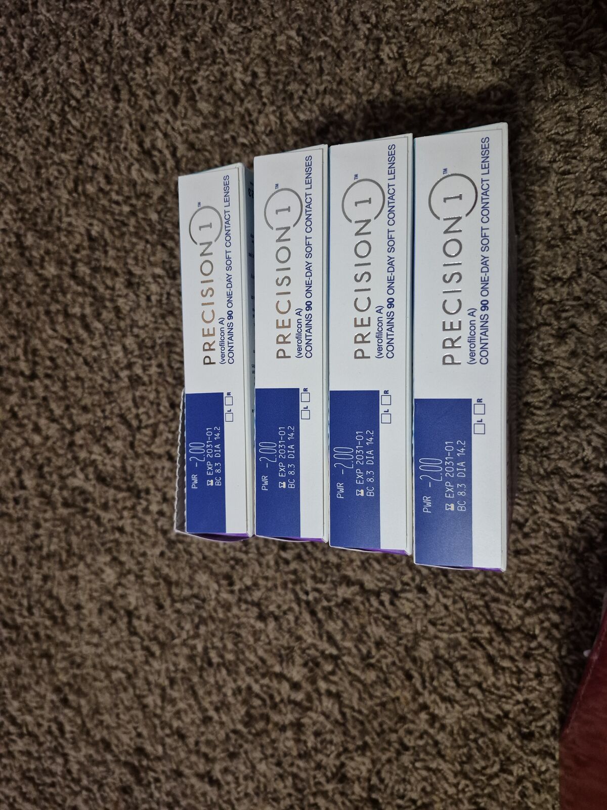 Precision one day contacts almost 1 years worth worth