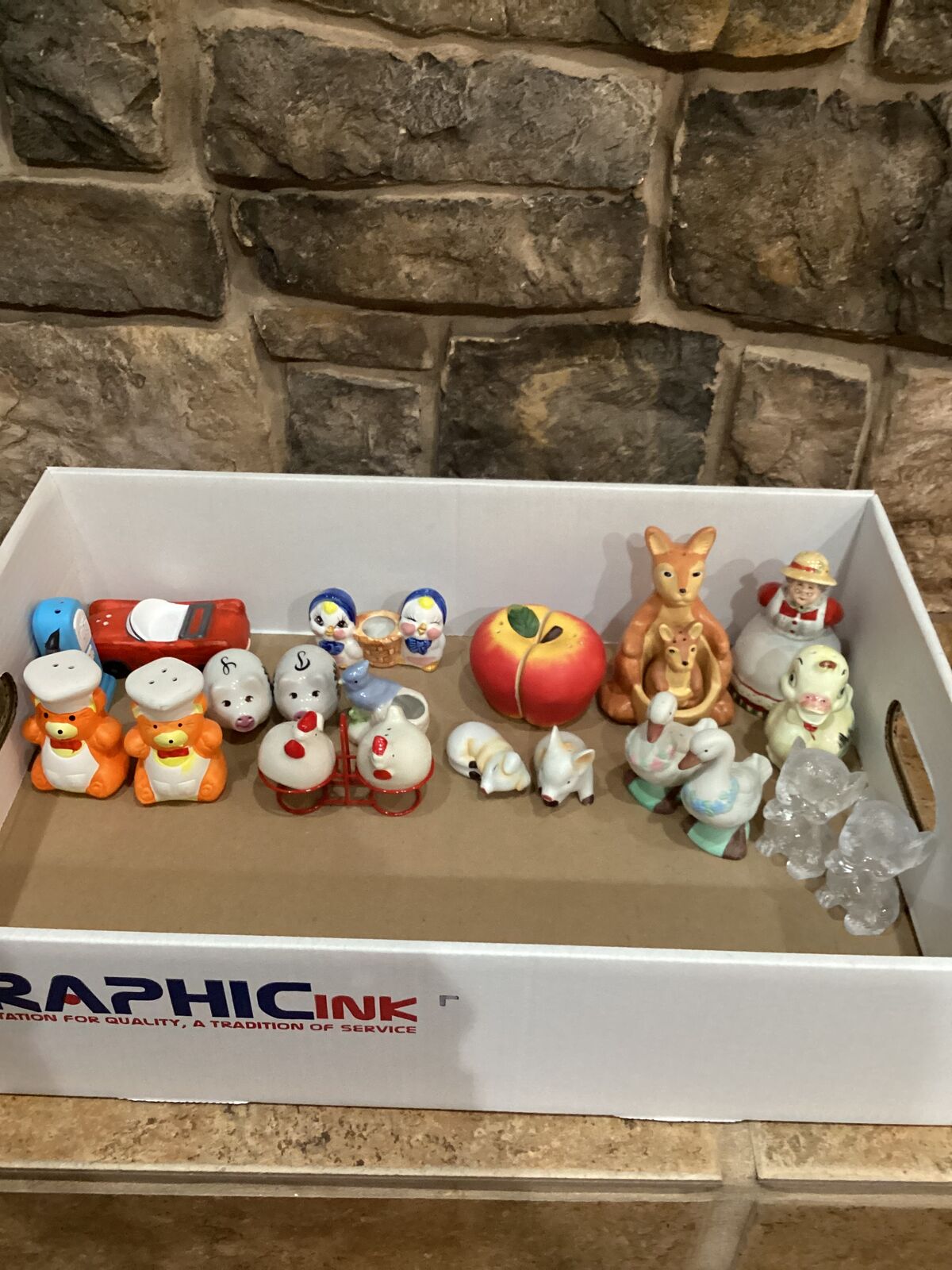 Estate Vintage Salt And Pepper Shaker Sets Lot Of 9 Sets