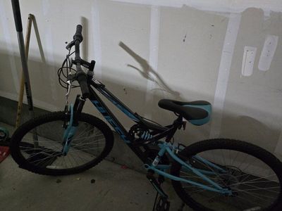 Huffy Trail Runner 26" Mountain Bike - Black/Teal Adult Women's