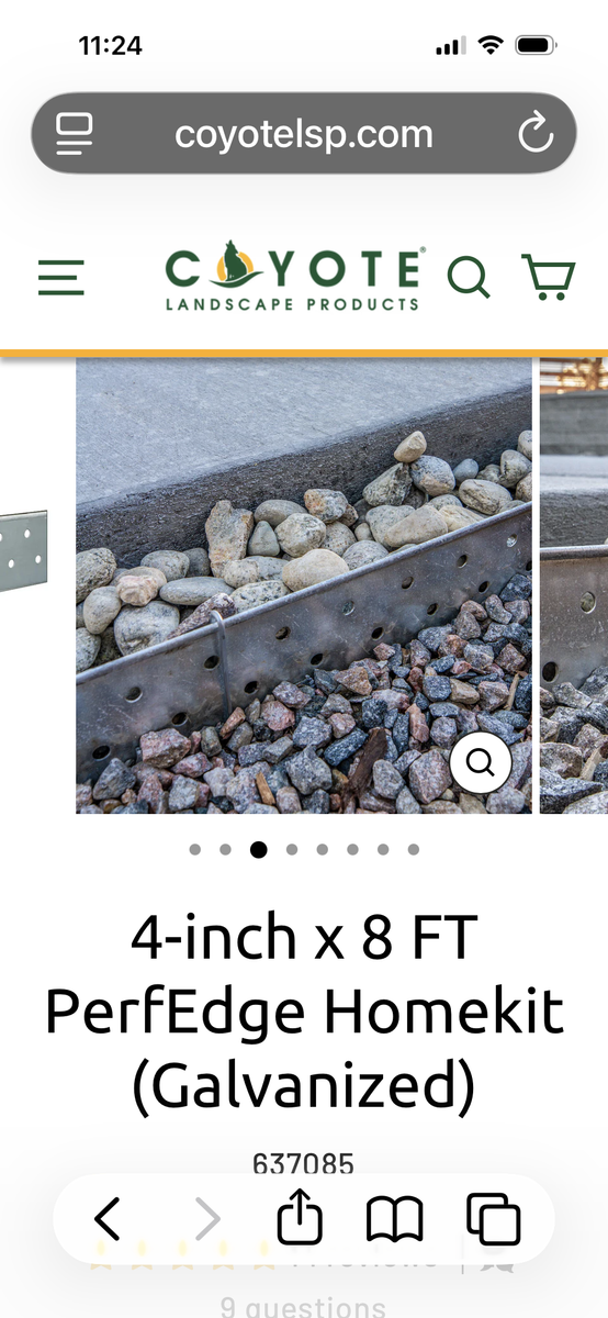 Galvanized Steel Edging