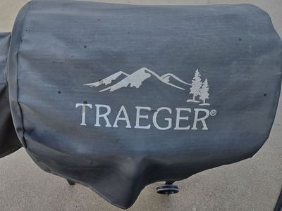 Traeger Pellet Grill Smoker with Cover - Original Model, Works Great