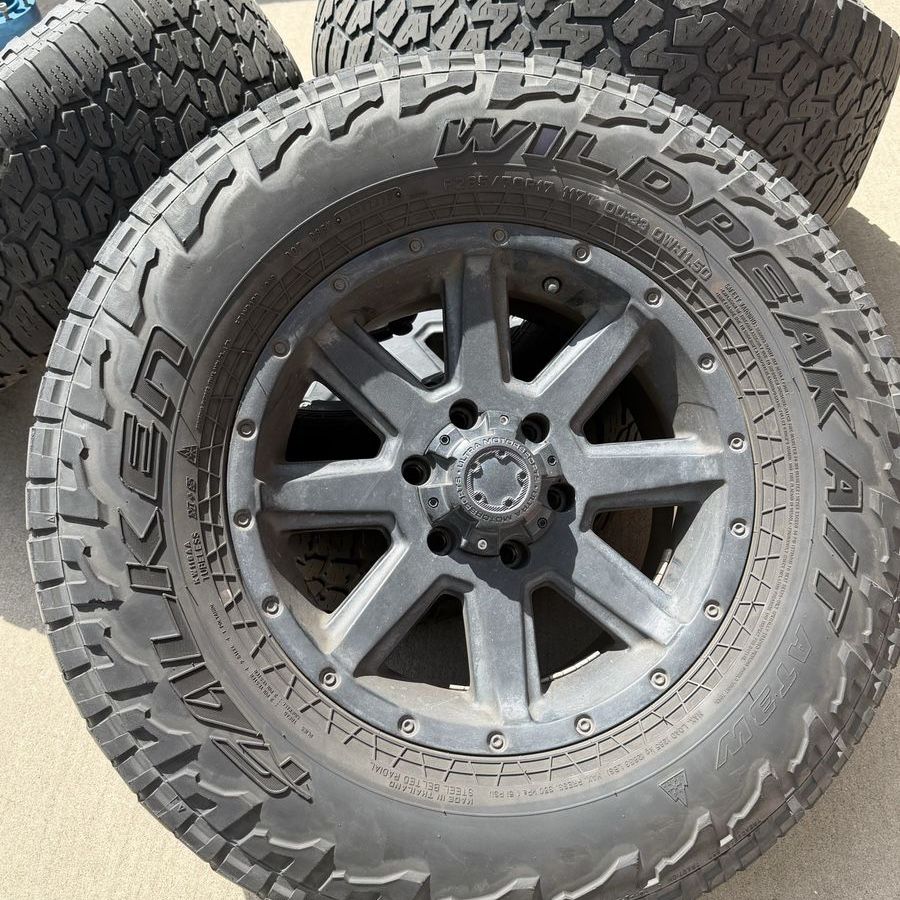 Falken wildpeak at3 with 17” wheels