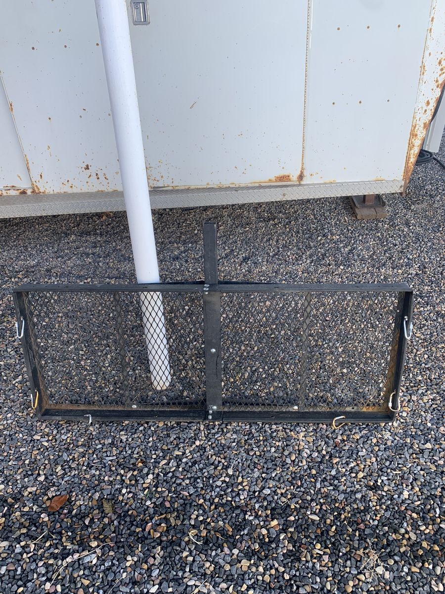 Storage rack with 2” reciever