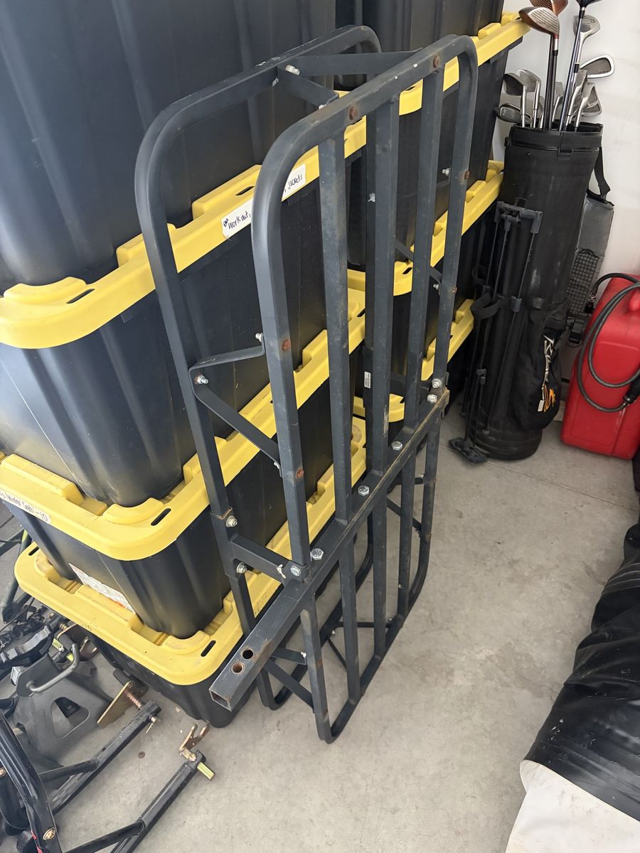 Heavy-Duty Steel Hitch-Mounted Cargo Carrier for Vehicles