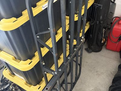 Heavy-Duty Steel Hitch-Mounted Cargo Carrier for Vehicles