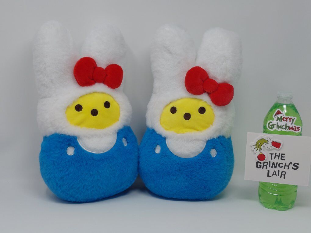 Peeps Hello Kitty Blue Pompompurin Plush Bunnies