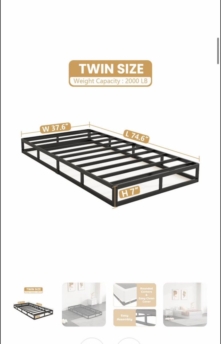 NHODIR twin metal box spring