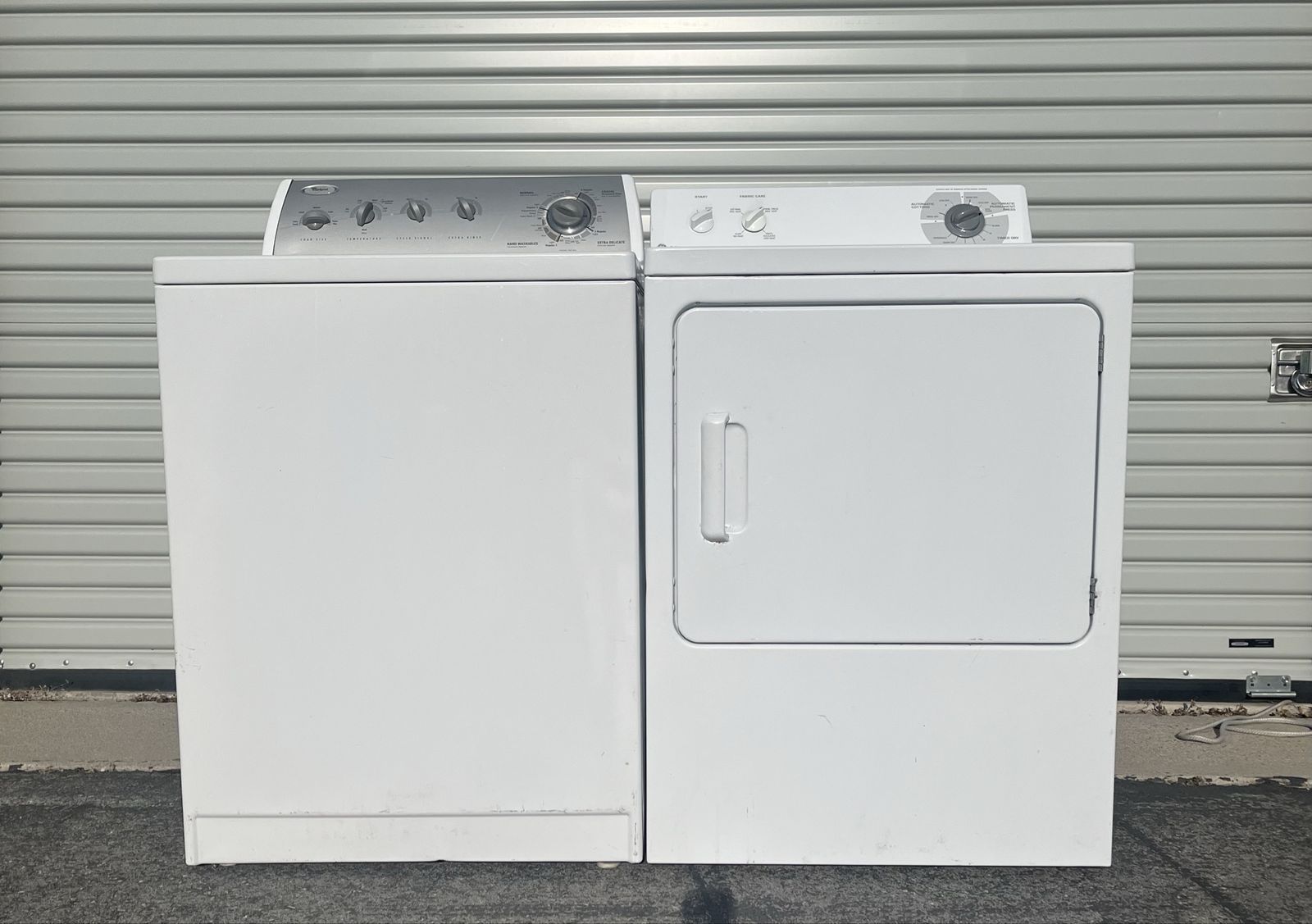 Washer & Electric Dryer Set, Free Delivery.