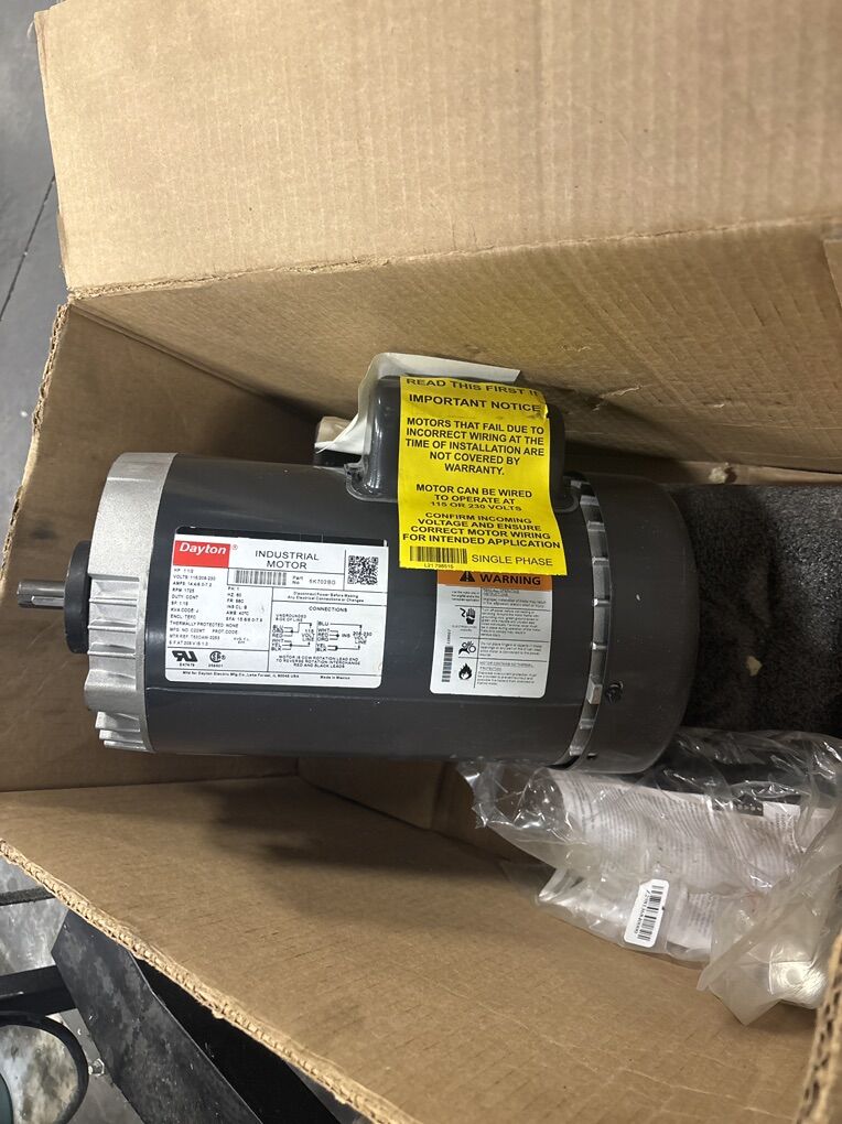 Dayton Industrial Motor 1.5 Hp