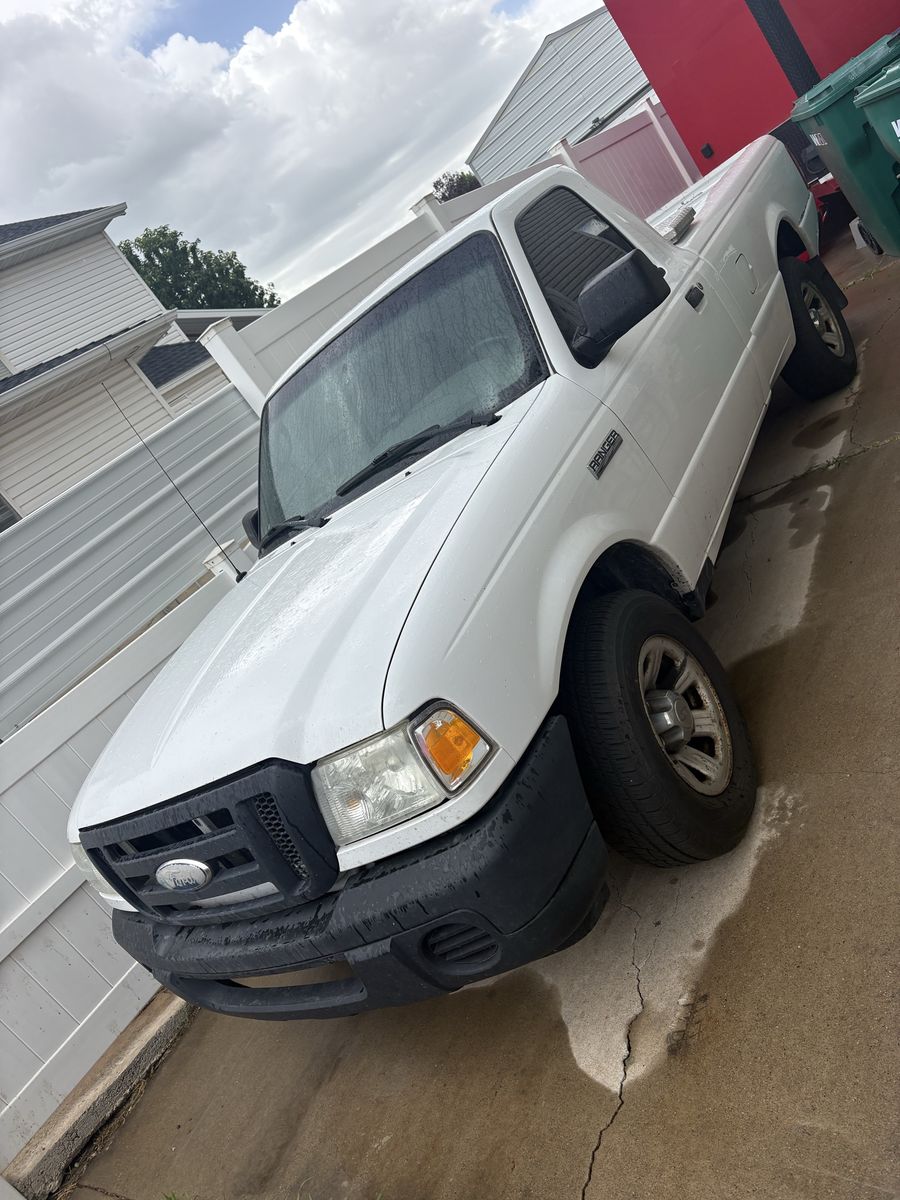 2006 Ford Ranger Pickup Truck with Kobalt Tool Box - White, Manual Transmission