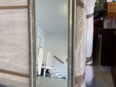 Silver / pewter mirror