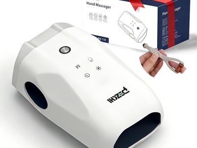 NEW Hand Massager with Heat and Compression for Arthritis and Carpal Tunnel, Finger,Palm and Wrist Massage,Hand Relief