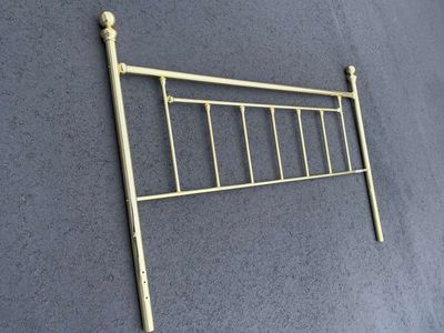 Beautiful Vintage Brass KING size headboard!