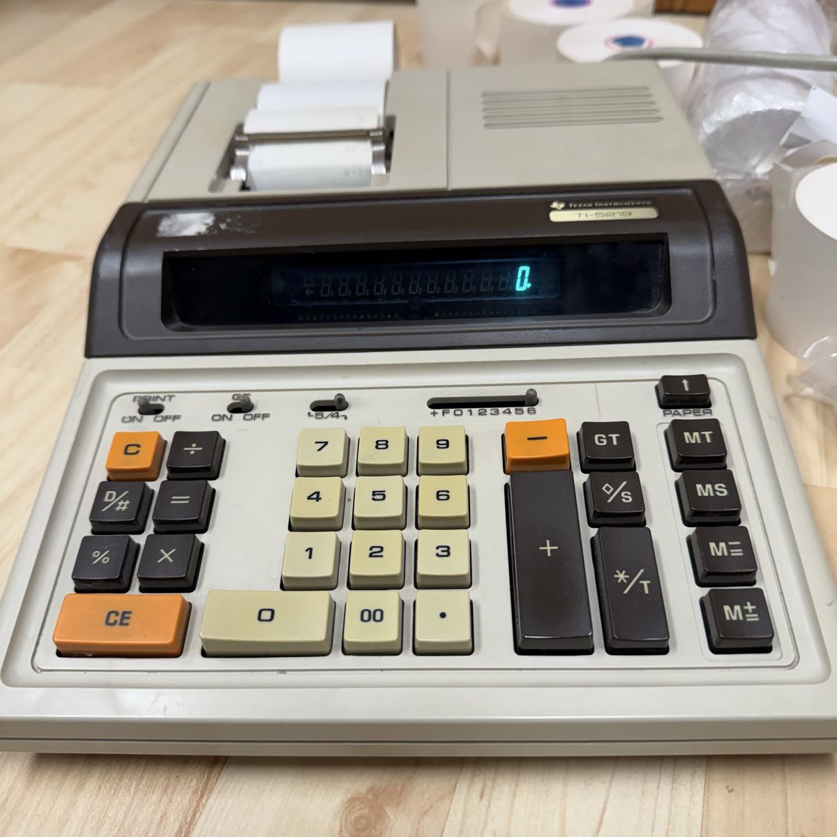 Vintage Texas Instrument Printing Calculator