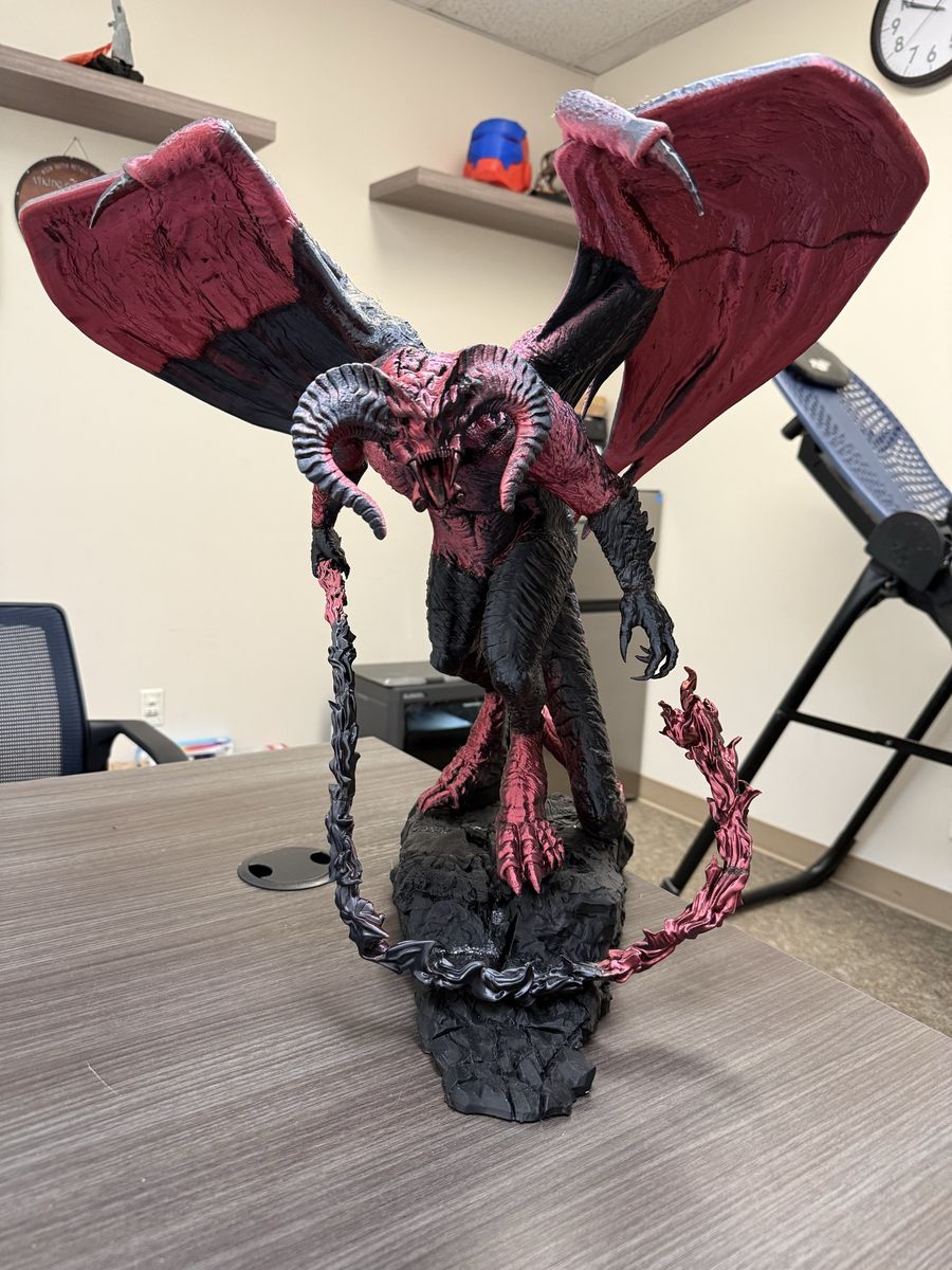 21” Tall Lord of the Rings Balrog Model Red&Black