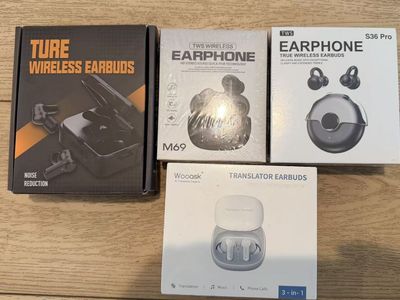 New in box multiple earbuds
