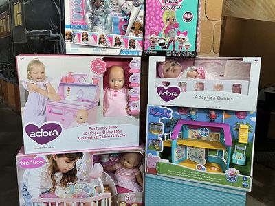 NEW: Peppa Pig, Baby Doll Bundles, LOL, Kindi Kids Toys