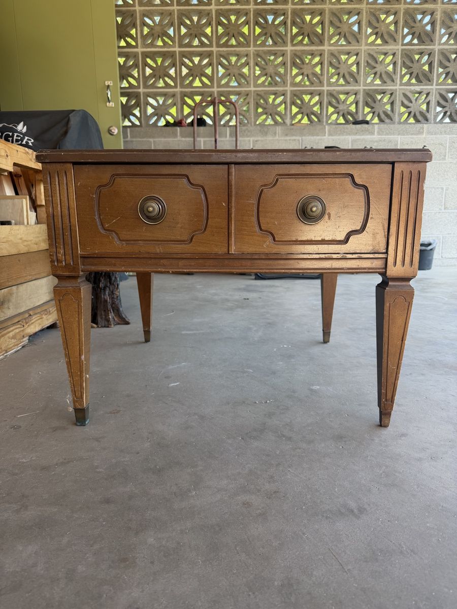 Wood Side Table