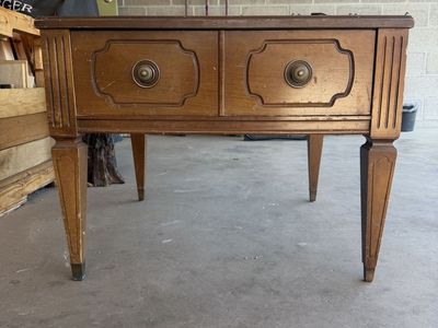 Wood Side Table