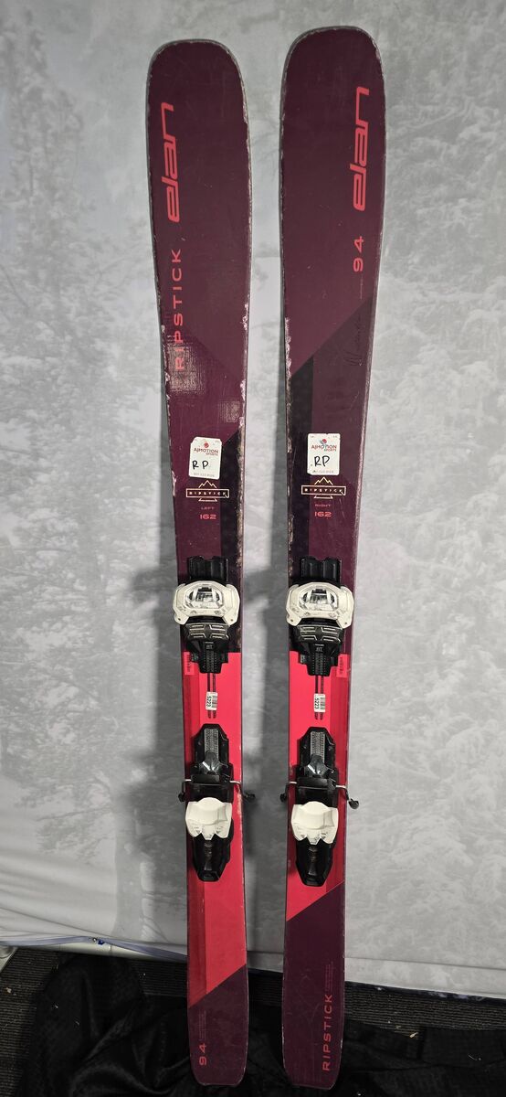 Used 2022 Women's Elan Ripstick 94 - 162 cm w/ Tyrollia Attack 11 adjustable bindings