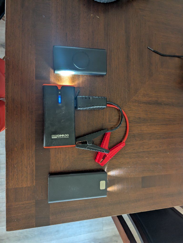 Gooloo Jump Starter Power Bank, Wireless Charging Power Bank, 20,000mah GIANT Power Bank