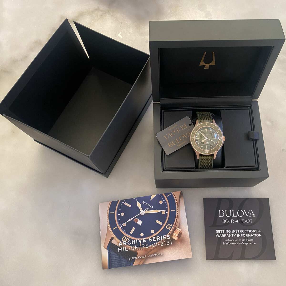 Bulova 150th Anniversary Special Edition MIL-SHIPS