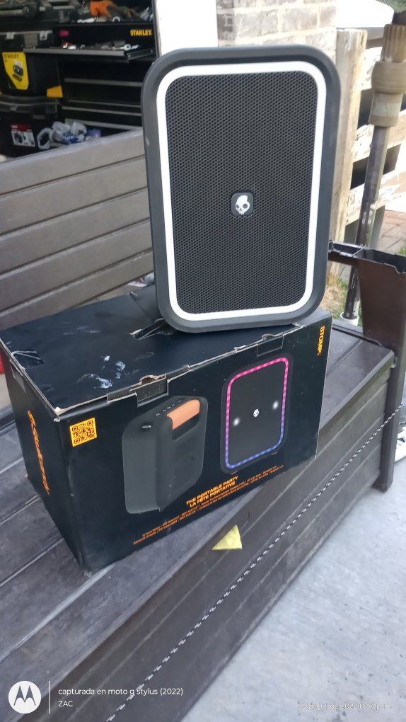 Skullcandy Stomp Portable Bluetooth Party Speaker with LED Lights