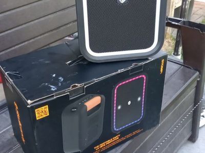 Skullcandy Stomp Portable Bluetooth Party Speaker with LED Lights