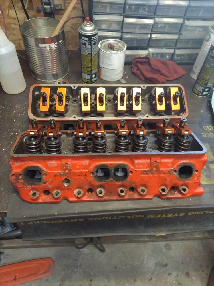SBC world products cylinder heads.