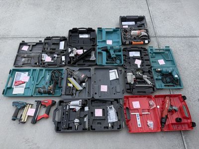 Construction tools - jig saw, Hilti gun, finish guns, nailers, etc.