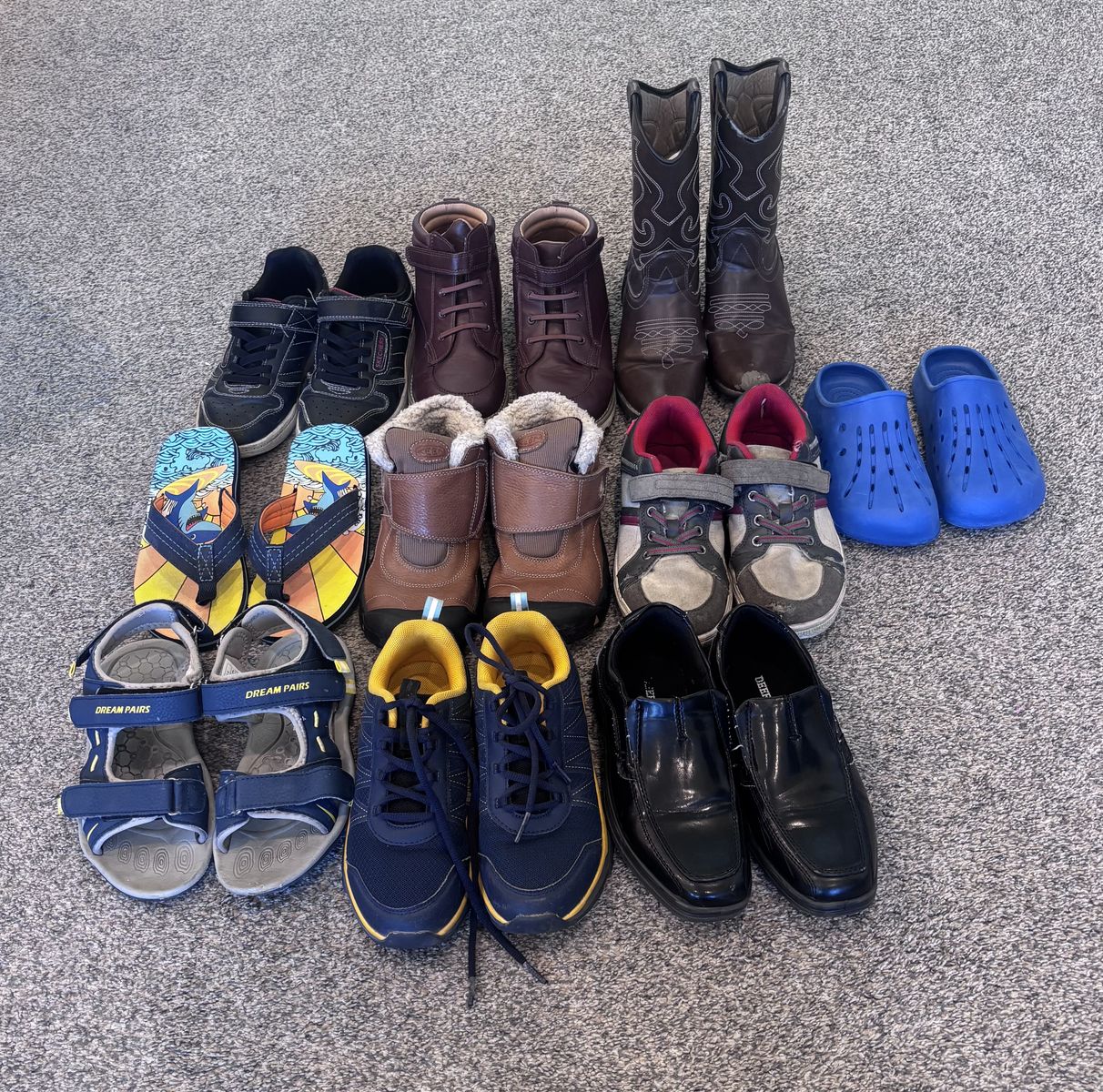 Boys shoes size 2 and 3