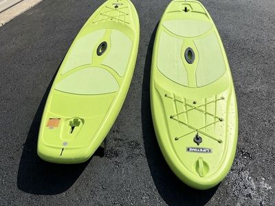 Lifetime Lime Green Paddle Boards - Pair